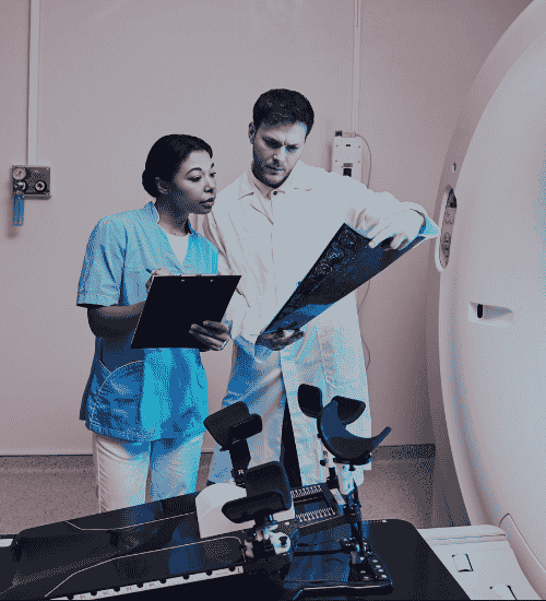 A medical professional engaged in an academic consultation, representing the premier Fellowship Placement & Academic Consulting service by ARCAS Education.